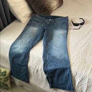 Ariat Women's Blue Flare & Wide Leg Jeans